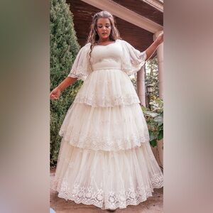 JessaKae Snowflake Dress - 6X- NWT